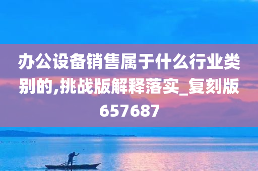 办公设备销售属于什么行业类别的,挑战版解释落实_复刻版657687