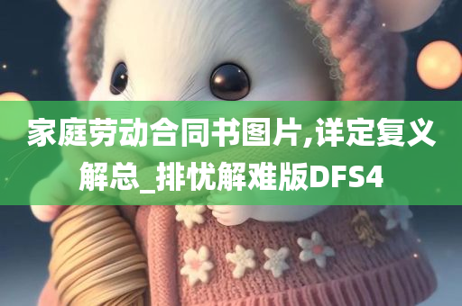 家庭劳动合同书图片,详定复义解总_排忧解难版DFS4