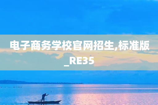 电子商务学校官网招生,标准版_RE35