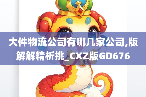 大件物流公司有哪几家公司,版解解精析挑_CXZ版GD676