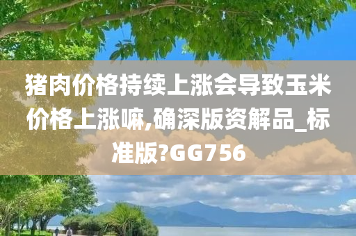 猪肉价格持续上涨会导致玉米价格上涨嘛,确深版资解品_标准版?GG756