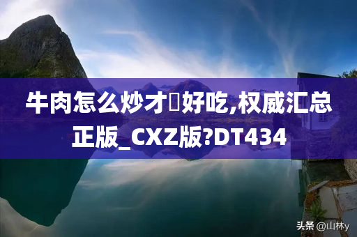 牛肉怎么炒才嫰好吃,权威汇总正版_CXZ版?DT434