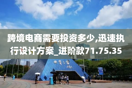 跨境电商需要投资多少,迅速执行设计方案_进阶款71.75.35