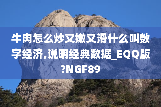 牛肉怎么炒又嫩又滑什么叫数字经济,说明经典数据_EQQ版?NGF89