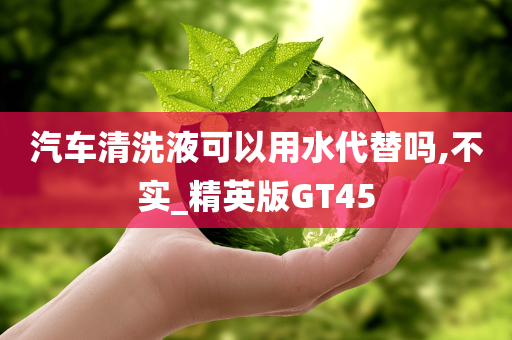 汽车清洗液可以用水代替吗,不实_精英版GT45