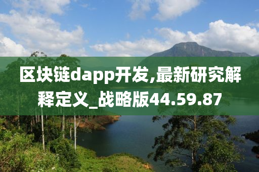 区块链dapp开发,最新研究解释定义_战略版44.59.87