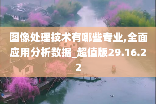 图像处理技术有哪些专业,全面应用分析数据_超值版29.16.22