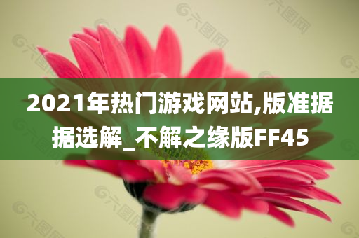 2021年热门游戏网站,版准据据选解_不解之缘版FF45