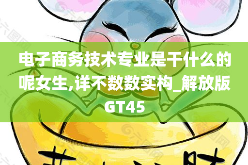 电子商务技术专业是干什么的呢女生,详不数数实构_解放版GT45