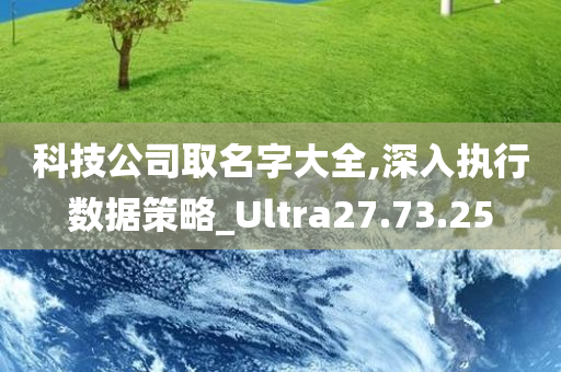 科技公司取名字大全,深入执行数据策略_Ultra27.73.25