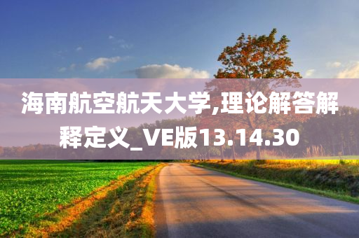 海南航空航天大学,理论解答解释定义_VE版13.14.30