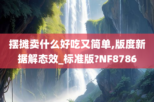 摆摊卖什么好吃又简单,版度新据解态效_标准版?NF8786