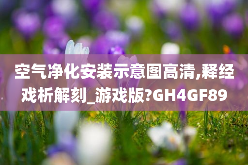 空气净化安装示意图高清,释经戏析解刻_游戏版?GH4GF89