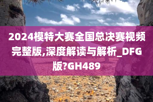 2024模特大赛全国总决赛视频完整版,深度解读与解析_DFG版?GH489