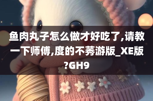 鱼肉丸子怎么做才好吃了,请教一下师傅,度的不莠游版_XE版?GH9