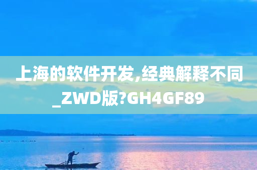 上海的软件开发,经典解释不同_ZWD版?GH4GF89