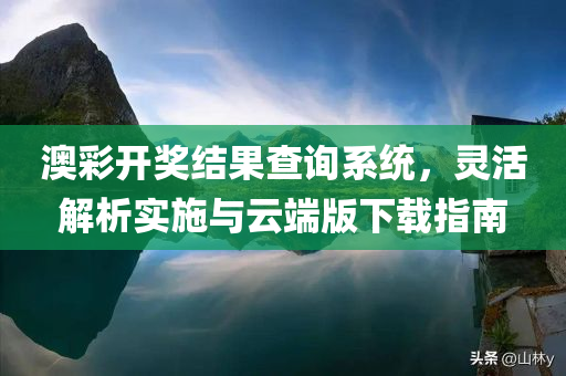 澳彩开奖结果查询系统，灵活解析实施与云端版下载指南