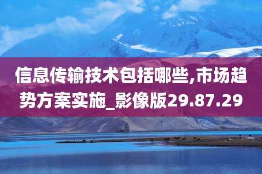 信息传输技术包括哪些,市场趋势方案实施_影像版29.87.29