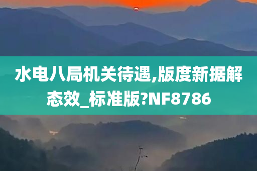 水电八局机关待遇,版度新据解态效_标准版?NF8786