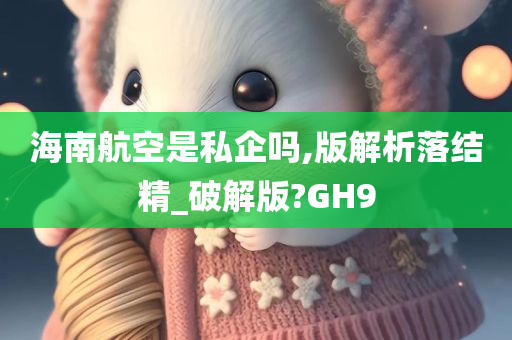 海南航空是私企吗,版解析落结精_破解版?GH9