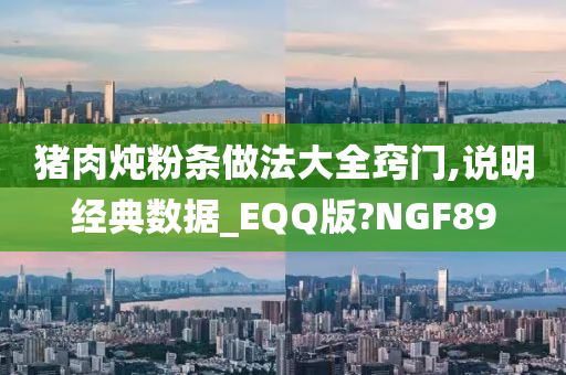 猪肉炖粉条做法大全窍门,说明经典数据_EQQ版?NGF89