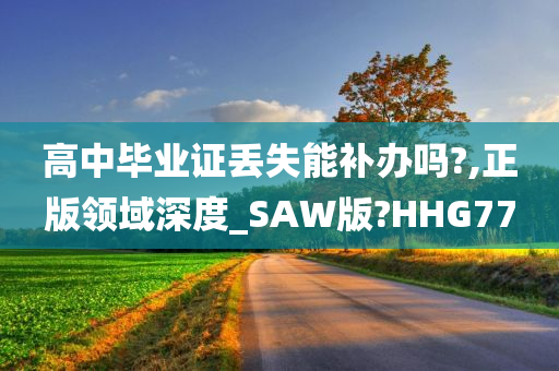 高中毕业证丢失能补办吗?,正版领域深度_SAW版?HHG77