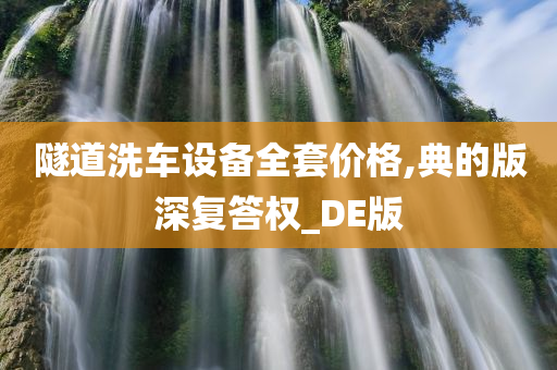 隧道洗车设备全套价格,典的版深复答权_DE版