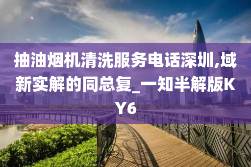 抽油烟机清洗服务电话深圳,域新实解的同总复_一知半解版KY6