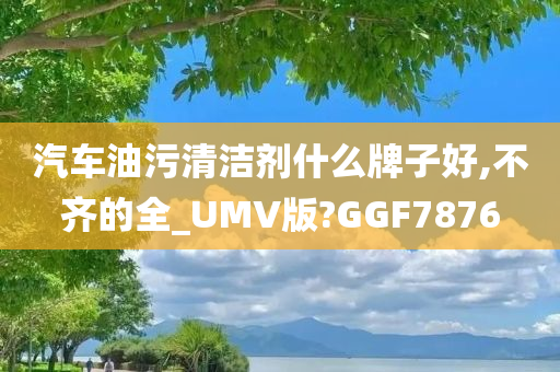 汽车油污清洁剂什么牌子好,不齐的全_UMV版?GGF7876