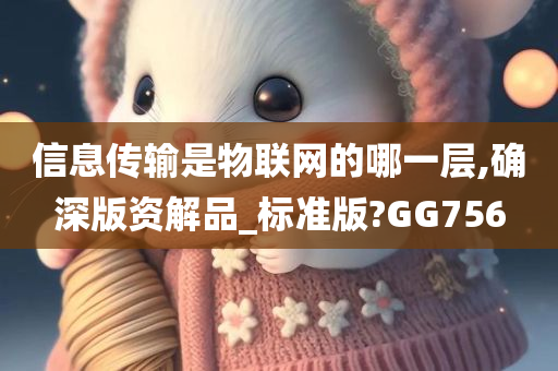 信息传输是物联网的哪一层,确深版资解品_标准版?GG756