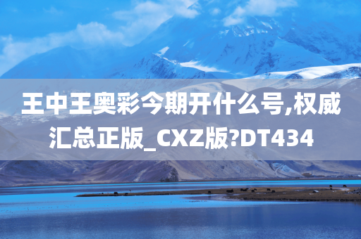 王中王奥彩今期开什么号,权威汇总正版_CXZ版?DT434