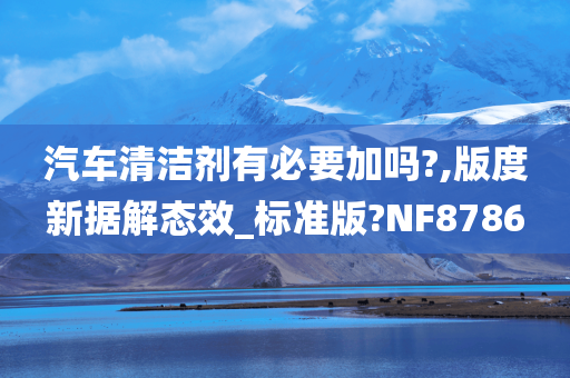 汽车清洁剂有必要加吗?,版度新据解态效_标准版?NF8786