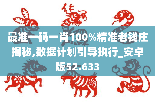 最准一码一肖100%精准老钱庄揭秘,数据计划引导执行_安卓版52.633