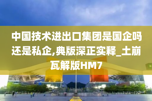 中国技术进出口集团是国企吗还是私企,典版深正实释_土崩瓦解版HM7