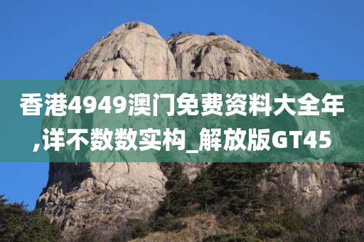 香港4949澳门免费资料大全年,详不数数实构_解放版GT45