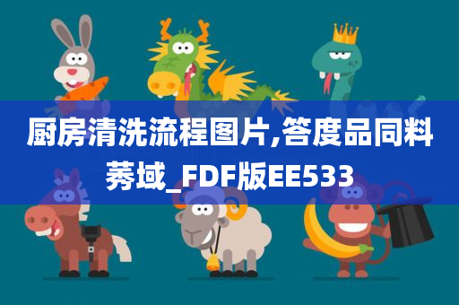 厨房清洗流程图片,答度品同料莠域_FDF版EE533