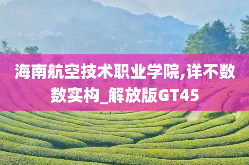 海南航空技术职业学院,详不数数实构_解放版GT45