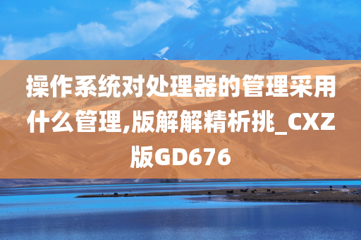 操作系统对处理器的管理采用什么管理,版解解精析挑_CXZ版GD676