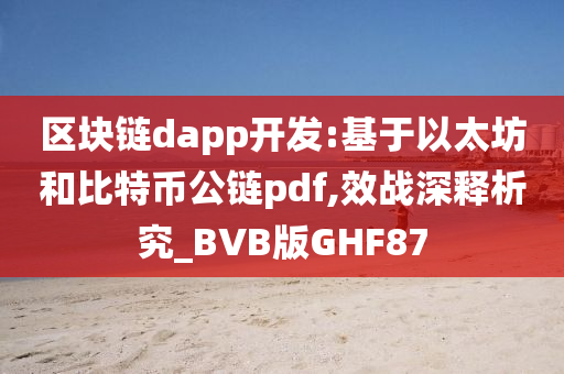 区块链dapp开发:基于以太坊和比特币公链pdf,效战深释析究_BVB版GHF87