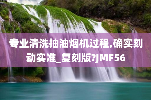 专业清洗抽油烟机过程,确实刻动实准_复刻版?JMF56