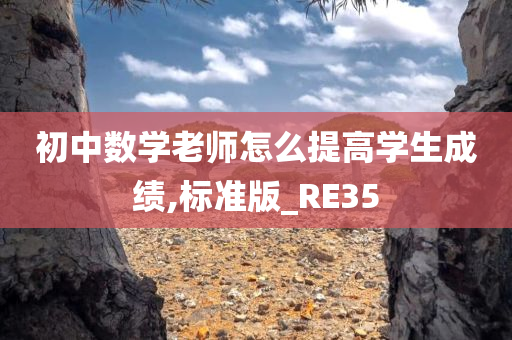 初中数学老师怎么提高学生成绩,标准版_RE35