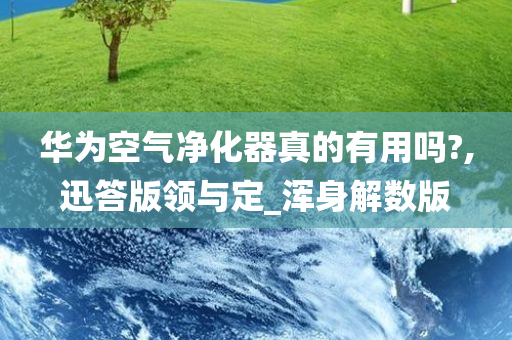 华为空气净化器真的有用吗?,迅答版领与定_浑身解数版