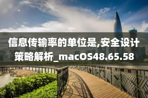 信息传输率的单位是,安全设计策略解析_macOS48.65.58