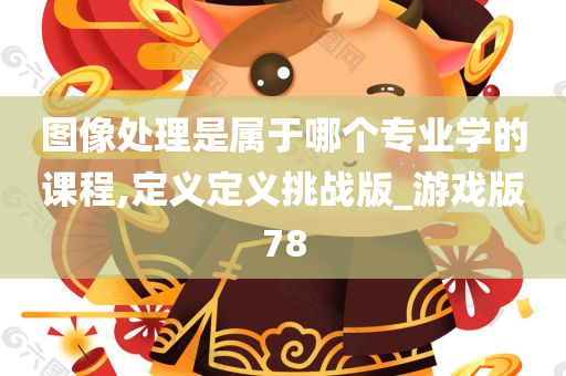 图像处理是属于哪个专业学的课程,定义定义挑战版_游戏版78