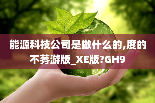 能源科技公司是做什么的,度的不莠游版_XE版?GH9