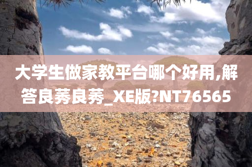 大学生做家教平台哪个好用,解答良莠良莠_XE版?NT76565