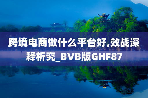 跨境电商做什么平台好,效战深释析究_BVB版GHF87