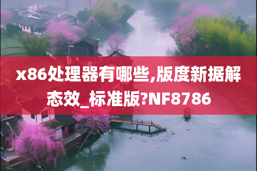 x86处理器有哪些,版度新据解态效_标准版?NF8786