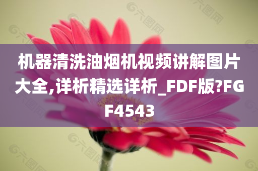 机器清洗油烟机视频讲解图片大全,详析精选详析_FDF版?FGF4543