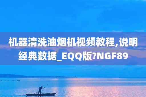 机器清洗油烟机视频教程,说明经典数据_EQQ版?NGF89